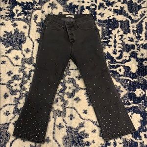 Madewell Cali Demin Boot Cut Black 27Petite